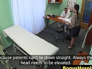 Erupting Assistant Fucked On Doctors Desk