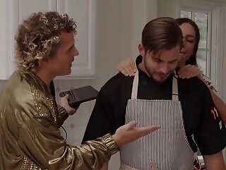 Delphine Films - La Supah-chaude émission Culinaire D'april Olsen Se Transforme En Un Merveilleux Plan à Trois