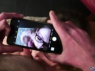 Geek Man Spews Over Ava Austen's Pretty Face